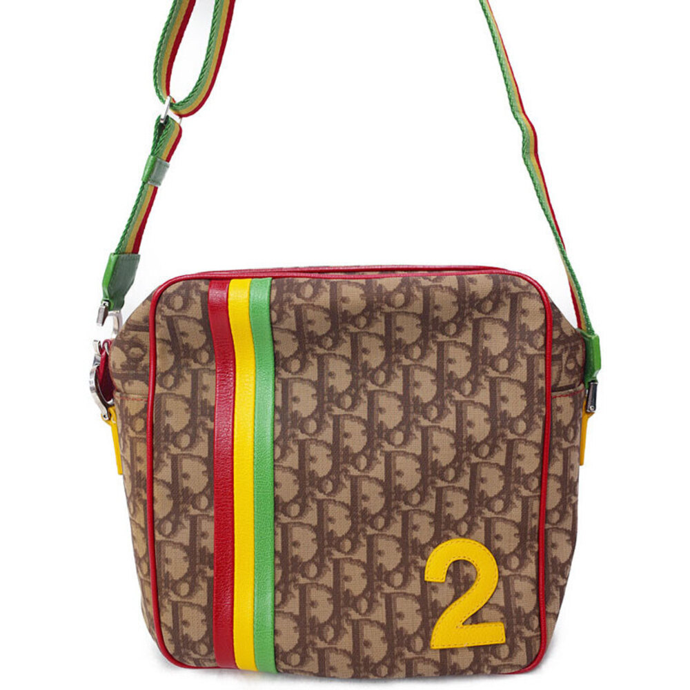 Christian Dior Trotter Rasta Line Shoulder Bag